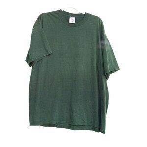 Jerzees Mens Green Short Sleeve T-Shirt Size 2X